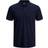 Jack & Jones Polo Slim Fit Polo Manches T-Shirt Bleu Nuit