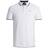 Jack & Jones Hommes Classique en Maille Polo Blanc