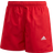 adidas Boy's Classic Badge of Sport Swim Shorts - Scarlet (GE2048)