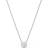 Swarovski Angelic Round Necklace - Silver/White