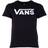 Vans Flying V Crew Tee - Black Girly