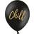 PartyDeco Latex Ballons Candy Bar, Chill, Dance Floor, Drinks, Photo Booth Black/Gold 5-pack