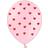 PartyDeco Latex Ballons Hearts 30cm Pastel Baby Pink 6-pack