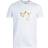 Alpha Industries Basic T-Shirt Foll Print - White