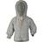 ENGEL Natur Fleece Cardigan with Hood - Light Gray Melange (575520 -091)