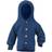 ENGEL Natur Fleece Cardigan with Hood - Blue Melange (575520-080)