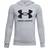 Under Armour Boy's UA Rival Fleece Big Logo Hoodie - Gray (1357585-011)