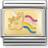 Nomination Composable Classic Colourful Unicorn Link Charm - Silver/Gold/Multicolour