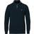 Gant Cotton Pique Half-Zip Sweater - Evening Blue