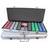 tectake Poker Set Silver 300 Pieces