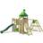 Fatmoose RiverRun Royal XXL Climbing Frame with SurfSwing & Green Slide