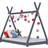 vidaXL Kid's Bed Frame Grey Solid Pine Wood 80x160cm 86x168cm