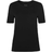 Whistles Rosa Double Trim T-shirt - Black