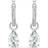 Swarovski Attract Drop Earrings - Silver/Transparent