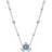 Pandora Disney Pumpkin Coach Collier Necklace - Silver/Blue