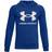 Under Armour Boy's UA Rival Fleece Big Logo Hoodie - Royal/Onyx White (1357585)