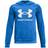 Under Armour Felpa con Cappuccio Uomo Rival Big Logo - Blu