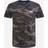 Alpha Industries Basic T Small Logo Camo T-Shirt - Black/Gray/Navy Blue/Camo
