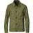 J.Lindeberg Eric Cotton Linen Overshirt - Green/Lake Green