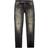 Balmain Slim-Cut Ripped Cotton Jeans - Black