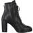 Tamaris Leather Bootie - Black