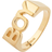 Maria Black Boy Ring - Gold