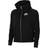 Nike Nsw Air Hoodie Fz Bb Flc White/Black Female