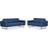 vidaXL Stylish Soffa 200cm 2st 3-sits, 2-sits