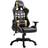 vidaXL PU Leather Gaming Chair - Black/Gold