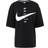 Nike Sportswear Short Sleeve Top - Black/White