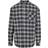 Urban Classics Oversized Check Shirt - Midnight Navy/White