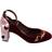 Dolce & Gabbana Velvet Leather Hearts Heels - Red/Pink