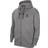 Nike Jordan Jumpman Air Fleece Full-Zip Hoodie - Carbon Heather/Carbon Heather/Black/Black