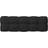 vidaXL 314580 5-pack Stolehynde Sort (120x80cm)