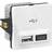 Lauritz Knudsen LK Fuga USB-Lader A+C 2.4A - 1 Modul