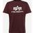 Alpha Industries Basic T-Shirt - Burgundy/White