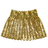 Boland Women's Sequins Mini Skirt Gold