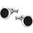 Montblanc Iconic Cufflinks - Silver/Onyx