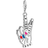 Thomas Sabo Stay True Charm Pendant - Silver/Multicolour