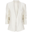 Vila Her 3/4 Sleeve Fixed Blazer - White/Snow White