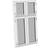 Sparvinduer DB0204 Aluminium, Træ Sidehængt vindue Vindue med 3-lags glas 82x86cm