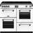 Stoves Richmond Deluxe S1000EI Black, White, Red, Blue
