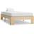vidaXL Solid Pine 30cm Sengeramme 100x200cm