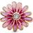 Pandora Daisy Flower Charm - Rose Gold/Multi