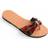 Havaianas Mules ton Orangé Tissu Fruit Exotique Femme