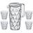 Koziol Crystal Glasses With Kande 5stk 1.6L