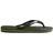 Havaianas Brasil Logo Slippers - Olive Green