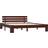 vidaXL Solid Pine Wood 66cm Sängram 180x200cm