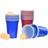 vidaXL Plastic Cups Beer Pong Blue/Red 100-pack