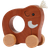 Kids Concept Mammoth Push Toy Brown Neo